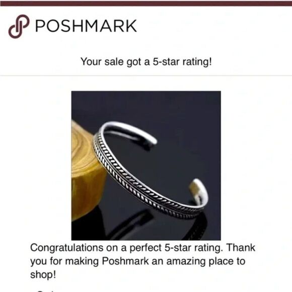 Vintage style 925 sterling silver cuff bracelet Unisex - Picture 15 of 16